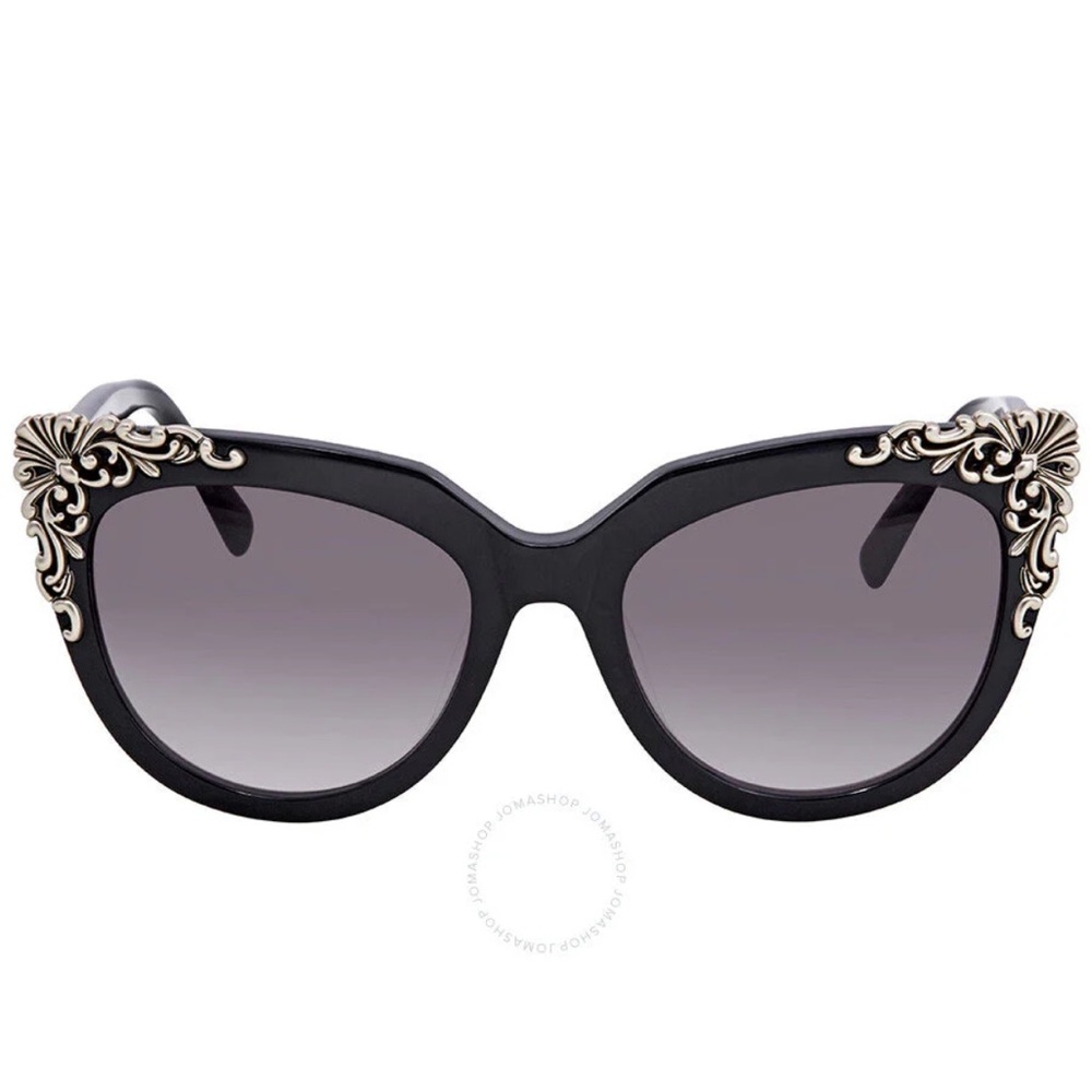 RARE MCM Black Sunglasses with Silver Detailing - Picture 2 of 16